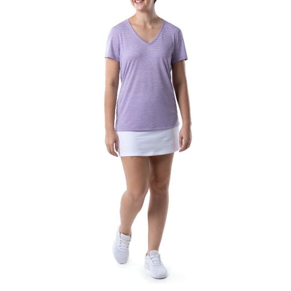 Women's Core Athletic Workout Active Short Sleeve V-Neck T-Shirt 2-Pack Size XS - Picture 8 of 15